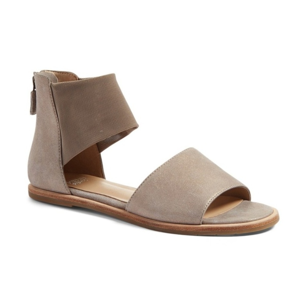 Eileen Fisher Sign Two-Piece Open-Toe Flat Sandal